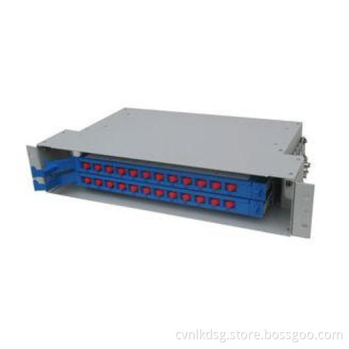 24port 2U ODF Fiber Optic Distribution Box with Welding Mod